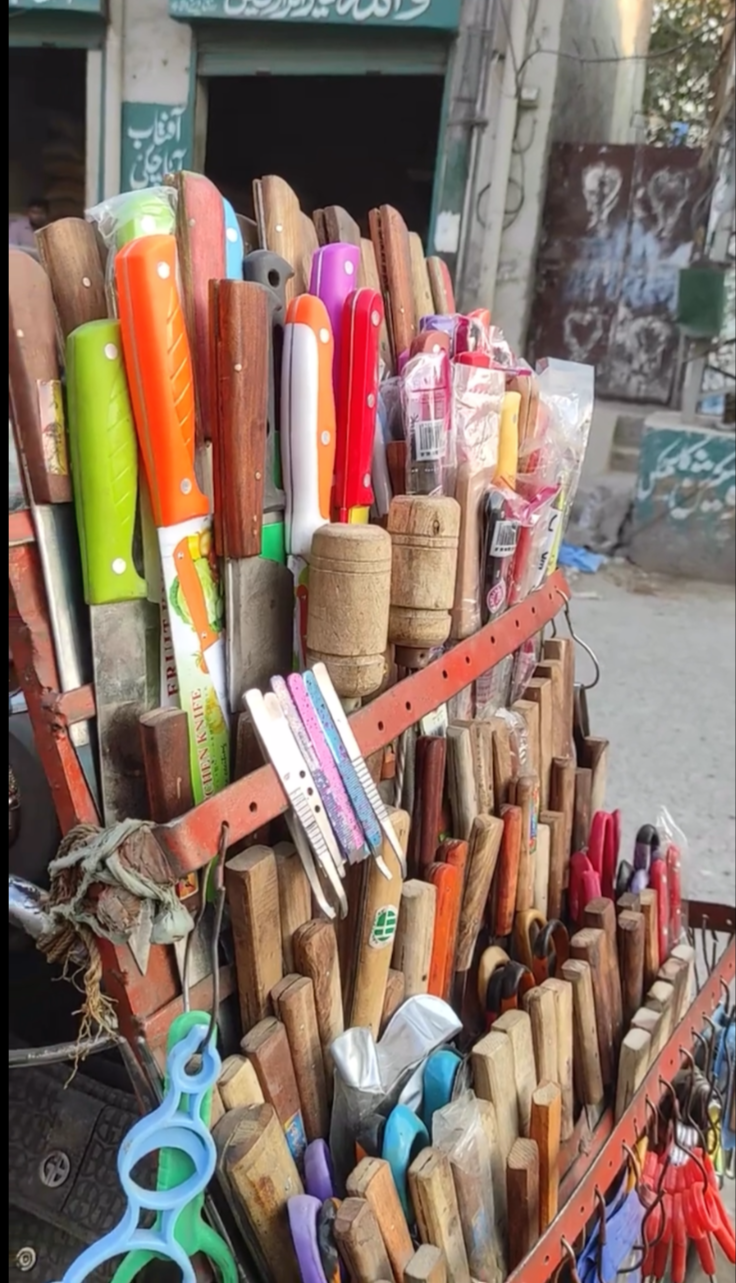 collection of street knives